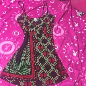 Vintage Teenie Weenie Babydoll Empire Waist Colorfuk Tank Top NO SIZE TAG